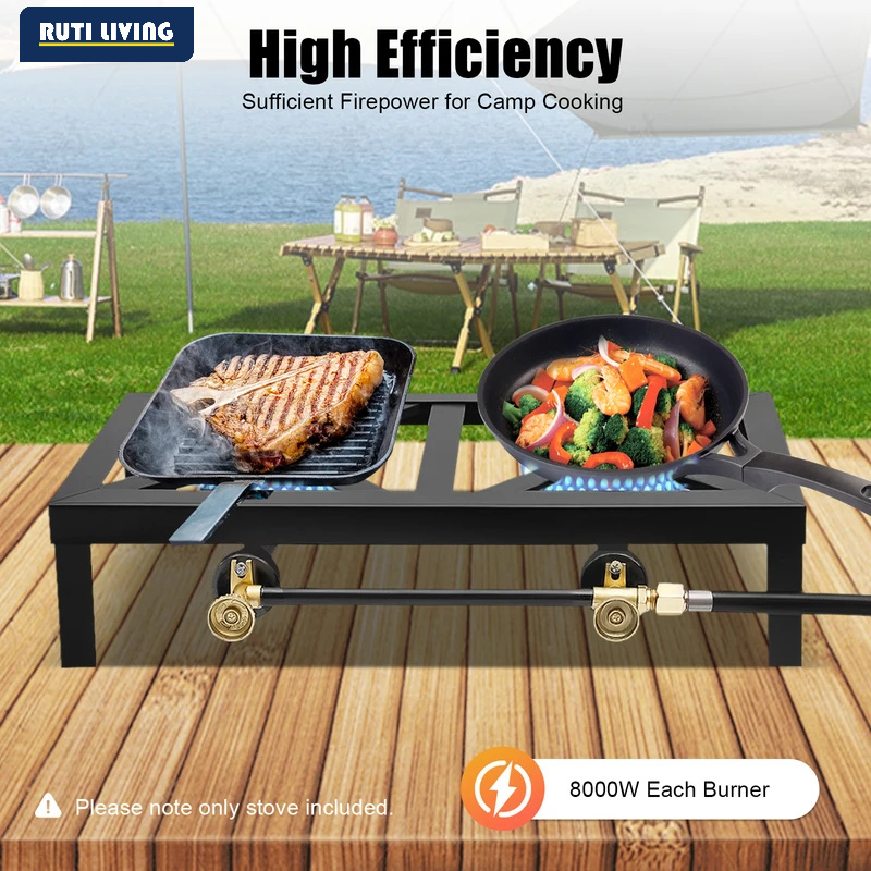 เตาแก๊สพกพาแบบ 1/2 หัวเตา สำหร - Home Cooking Gas บทวิจารณ์และราคา